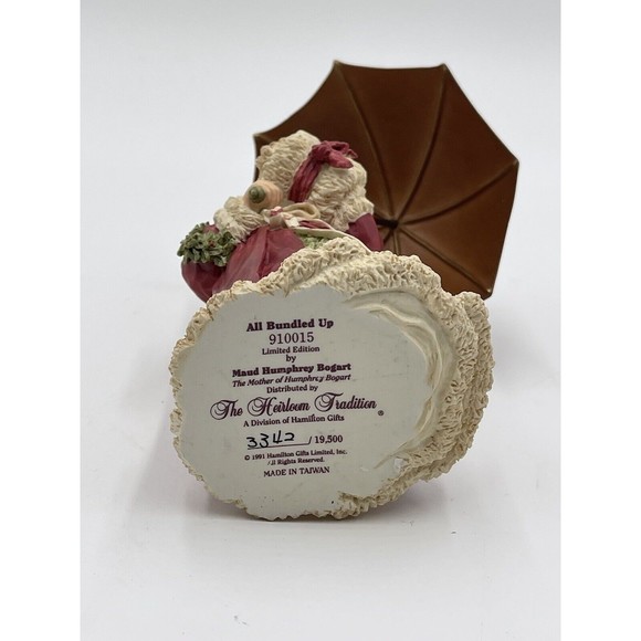 Vintage Maud Humphrey Bogart  Figurine "ALL BUNDLED UP" limited edition #3342 - Picture 5 of 7